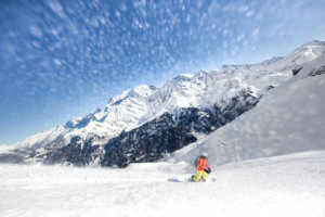 snowboard megeve ski school II - hors pistes