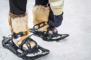 Randonnée raquettes à Megève