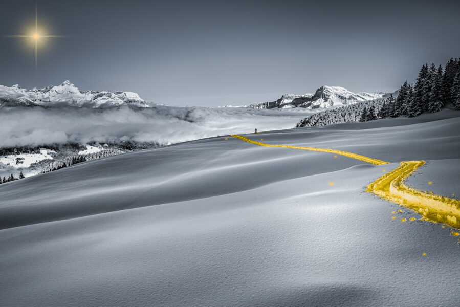 initiation randonnée megeve